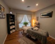 Massage Therapy room at Ascend Wellness Collective in Biddeford Maine